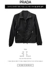 Triangle Logo Reversible Zip-Up Jacket Black - PRADA - BALAAN 3