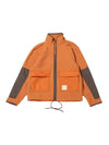 Sherpa High Pile Fleece Zip-Up Jacket Orange - NIKE - BALAAN 1