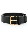 Saffiano Leather Beltt Nero - PRADA - BALAAN 2