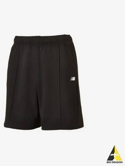 Uni Essential Pintuck Shorts Pants 19 Black - NEW BALANCE - BALAAN 1