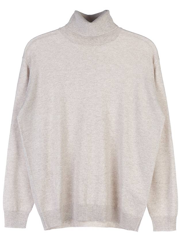 Women's Cashmere Turtleneck Beige - BRUNELLO CUCINELLI - BALAAN 10