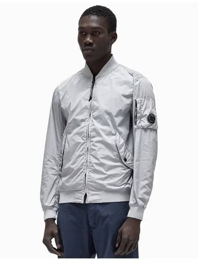 Nycra R Bomber Jacket Grey - CP COMPANY - BALAAN 4