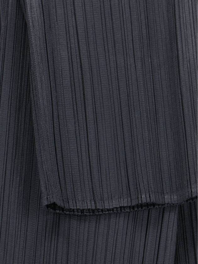 Pleats Basic Cropped Pants Black - ISSEY MIYAKE - BALAAN 6