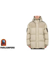 Men's Combat Puffer Classic Canvas Padding Green - PARAJUMPERS - BALAAN 4