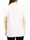 8C00017 809CR 001 White Red Women’s Short Sleeves - MONCLER - BALAAN 4