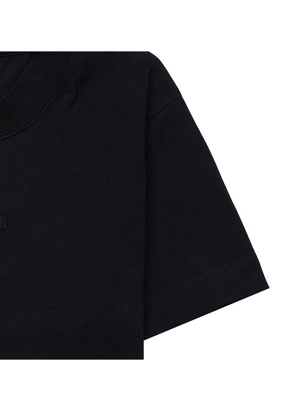 Le Gros Grain Short Sleeve T-Shirt Black - JACQUEMUS - BALAAN 7