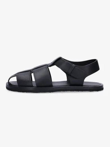 Fisherman leather sandals black F1343N60BLK - THE ROW - BALAAN 1