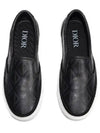 B101 CD Diamond Canvas Smooth Calfskin Sneakers Black - DIOR - BALAAN 2