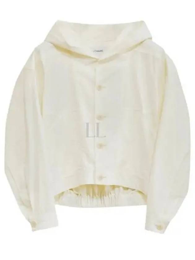 Cotton Crinkled Finish Jacket White - LEMAIRE - BALAAN 2