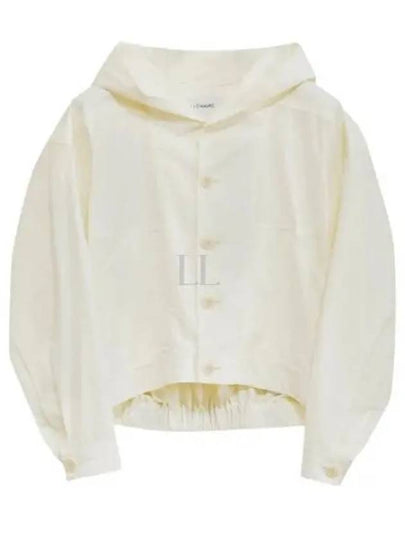 Cotton Crinkled Finish Jacket White - LEMAIRE - BALAAN 2