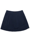 Unbalanced pleated skirt NAVY WOMAN - MALBON GOLF - BALAAN 1