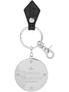 ORB Logo Charm Crocodile Skin Metal Key Ring Black - VIVIENNE WESTWOOD - BALAAN 4