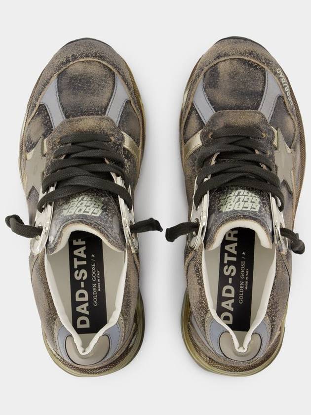 Running Dad Sneakers - Golden Goose Deluxe Brand - Leather - Black - GOLDEN GOOSE - BALAAN 4