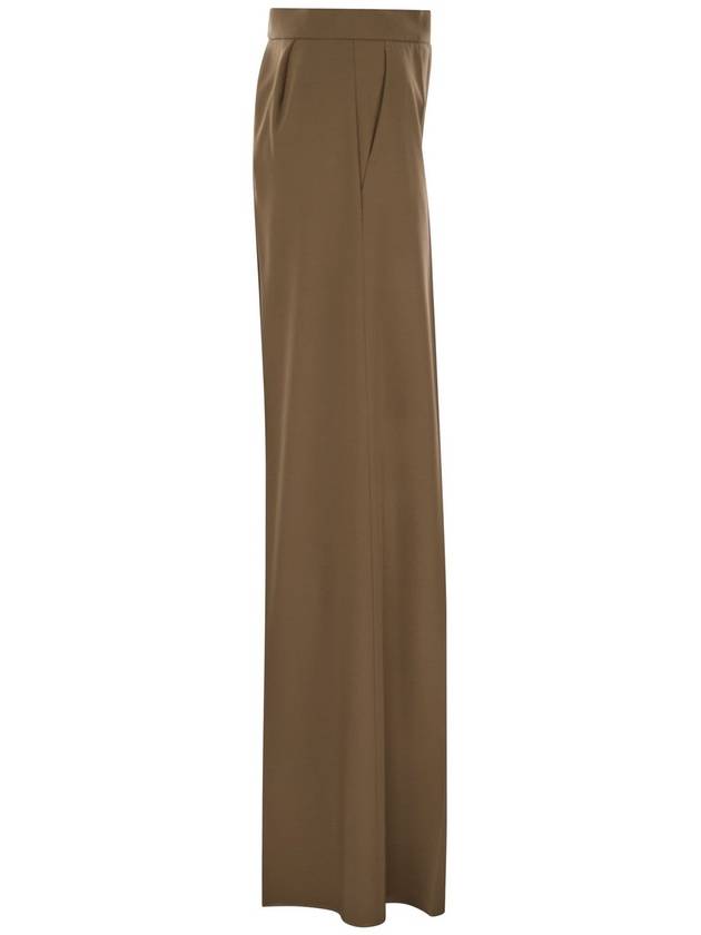 NINFA - Wool gabardine trousers - MAX MARA - BALAAN 3