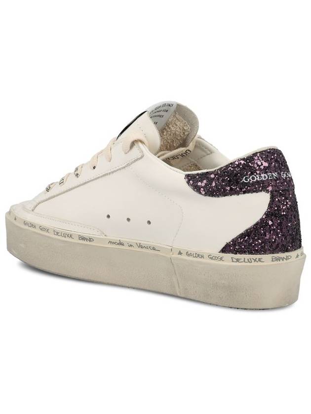 Hi Star Glitter Tab Low Top Sneakers White - GOLDEN GOOSE - BALAAN 4