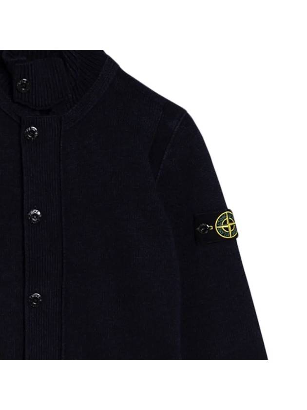 Kids Stone Island Knit Sweatshirt MO8116503Z1 V0029 BLACK - STONE ISLAND - BALAAN 5