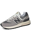 Men's 574 Legacy Low Top Sneakers Gray - NEW BALANCE - BALAAN 7