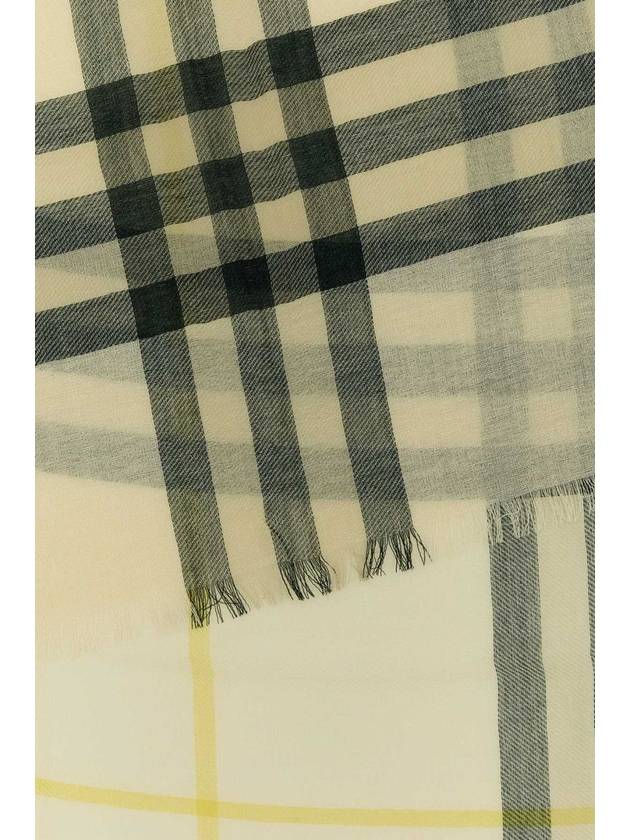 Check Lightweight Wool Scarf Candle - BURBERRY - BALAAN 3