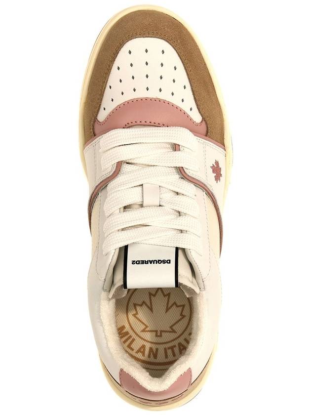 Women's SPIKER LEATHER SNEAKERS SNW031501607269M2864 - DSQUARED2 - BALAAN 5