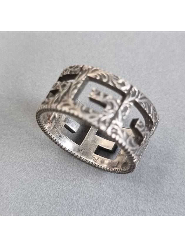 Square G Silver Ring - GUCCI - BALAAN 5