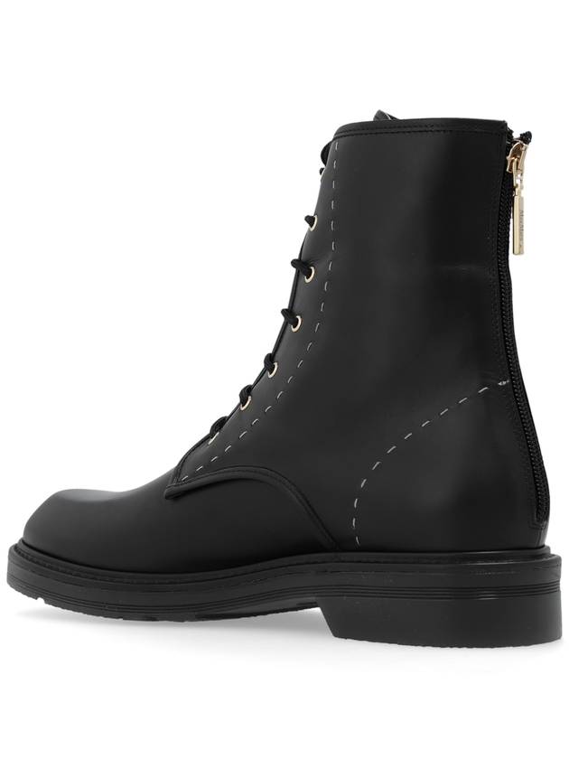 Max Mara Combat Boots, Women's, Black - MAX MARA - BALAAN 5