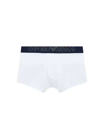 UNDERWEAR Men s Textured Logo Banding Drawn White 271760 - EMPORIO ARMANI - BALAAN 1