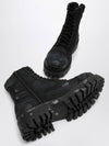 Worn Effect Combat Wolker Boots Black - BALENCIAGA - BALAAN 6