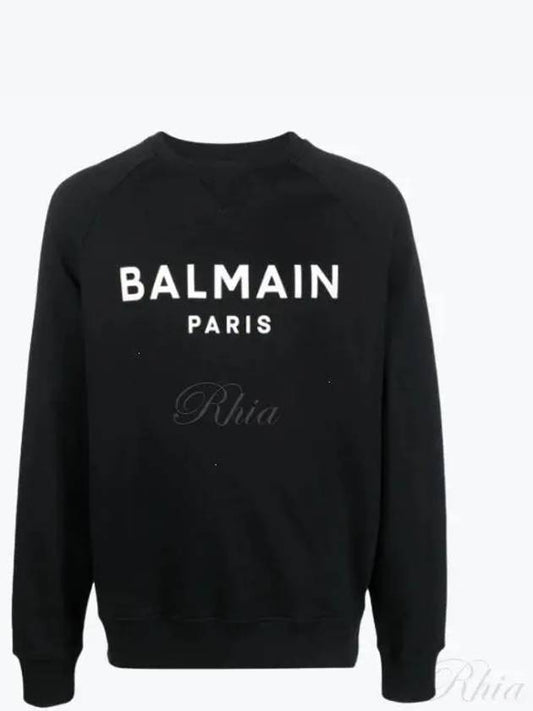 Logo Printing Sweatshirt Black - BALMAIN - BALAAN 2