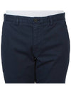 Men's Cotton Blend Straight Pants Navy - THEORY - BALAAN 7