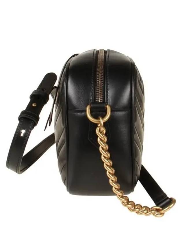 GG Marmont Matelasse Small Chain Shoulder Bag Black - GUCCI - BALAAN 4