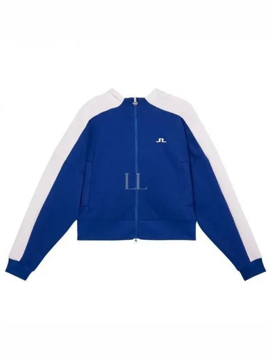 Amelia Zip-Up Hoodie Blue - J.LINDEBERG - BALAAN 2