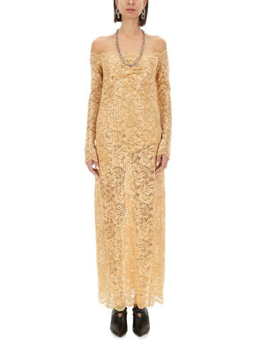 LONG DRESS WITH SEQUINS - PACO RABANNE - BALAAN 1