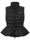 Women's Samona Padded Vest Black - DUVETICA - BALAAN 4