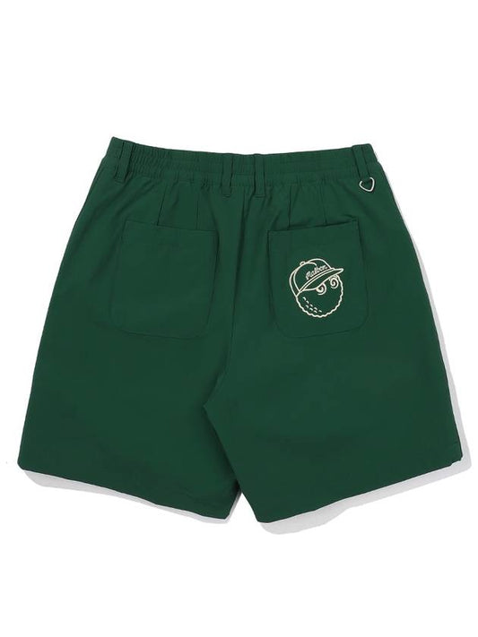 Side block short pants GREEN WOMAN - MALBON GOLF - BALAAN 2