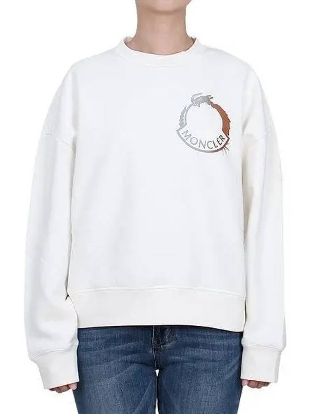 Logo Sweatshirt 8G00010 M3929 034 1106192 - MONCLER - BALAAN 1