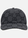 GG Supreme Ripstop Ball Cap Dark Grey - GUCCI - BALAAN 2