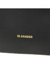 Embossed Logo Phone Holder Lambskin Leather Mini Bag Black - JIL SANDER - BALAAN 8