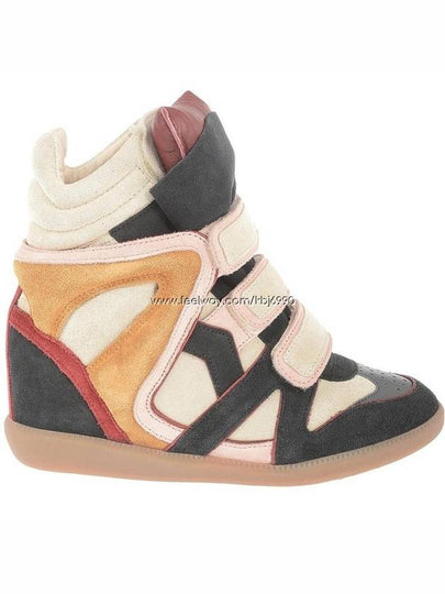 Wila Over Basket High Top Sneakers Anthracite - ISABEL MARANT - BALAAN 2