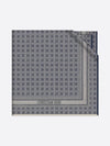 Cannage Denim Wool Silk Cashmere Scarf Grey - DIOR - BALAAN 2