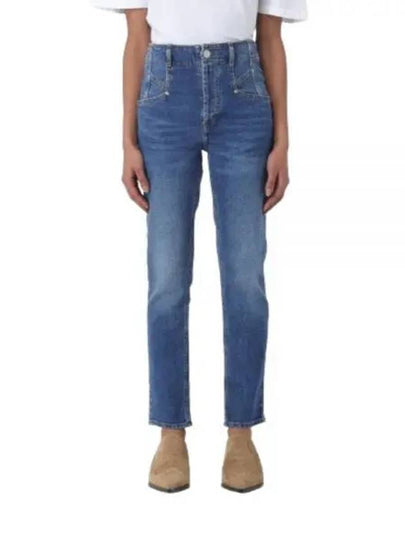 Niliane Slim Denim Jeans Blue - ISABEL MARANT - BALAAN 2