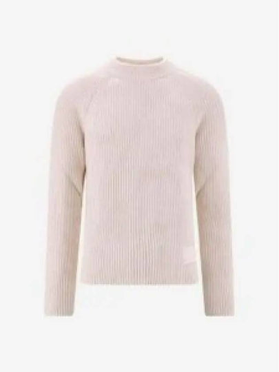 Logo Patch Basic Knit Top Powder Pink - AMI - BALAAN 2