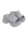 Pool Platform Slipper Grey - BALENCIAGA - BALAAN 2