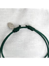 Silver V Logo Signature Bracelet Green - VALENTINO - BALAAN 7