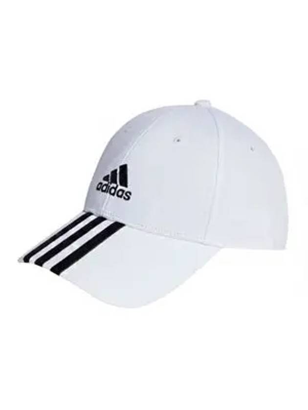 3S Embroidered Logo Cotton Twill Ball Cap White - ADIDAS - BALAAN 2