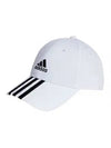 3S Embroidered Logo Cotton Twill Ball Cap White - ADIDAS - BALAAN 3