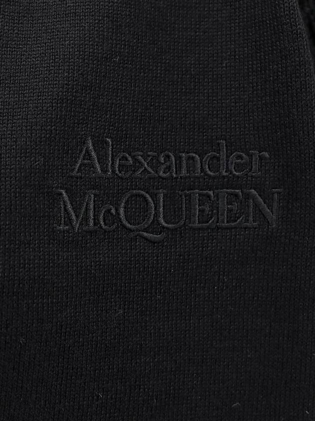 24FW Sweater 795765Q1A92 1013 Black - ALEXANDER MCQUEEN - BALAAN 4