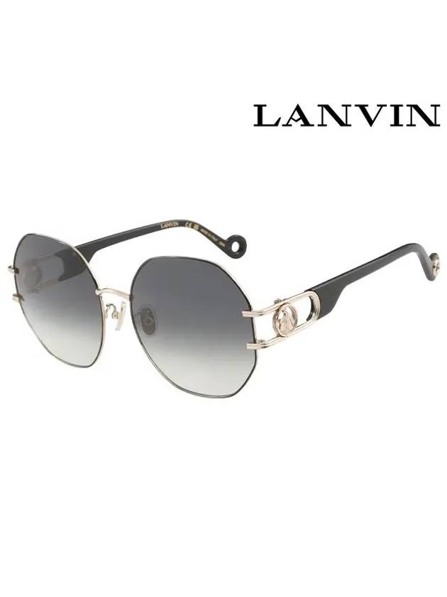 Sunglasses LNV126SLB 714 Square Metal Women s - LANVIN - BALAAN 2