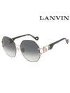 Sunglasses LNV126SLB 714 Square Metal Women s - LANVIN - BALAAN 1