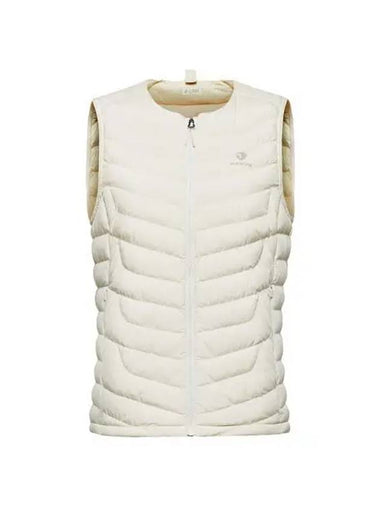 BLACKYAK Women s Basic Round Neck Cheek Padded Vest IV - BLACKBROWN - BALAAN 1