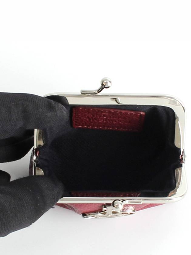 Mini Frame Perth Coin Wallet Burgundy Red - VIVIENNE WESTWOOD - BALAAN 6